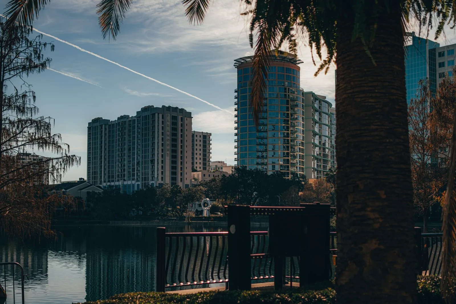 Downtown Orlando, Florida city skyline